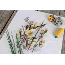 Cross stitch kit "Lurking Goldfinch" SNV-921