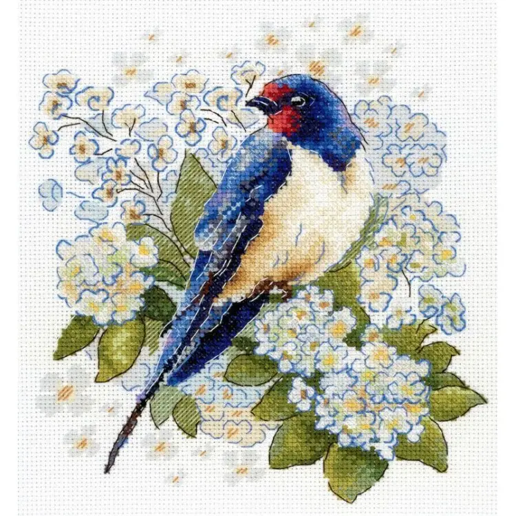Cross stitch kit "The swallows" SNV-922 Cross stitch kit "The swallows" SNV-922