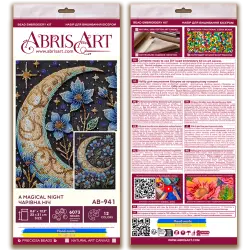 Main Bead Embroidery Kit - A magical night AAB-941