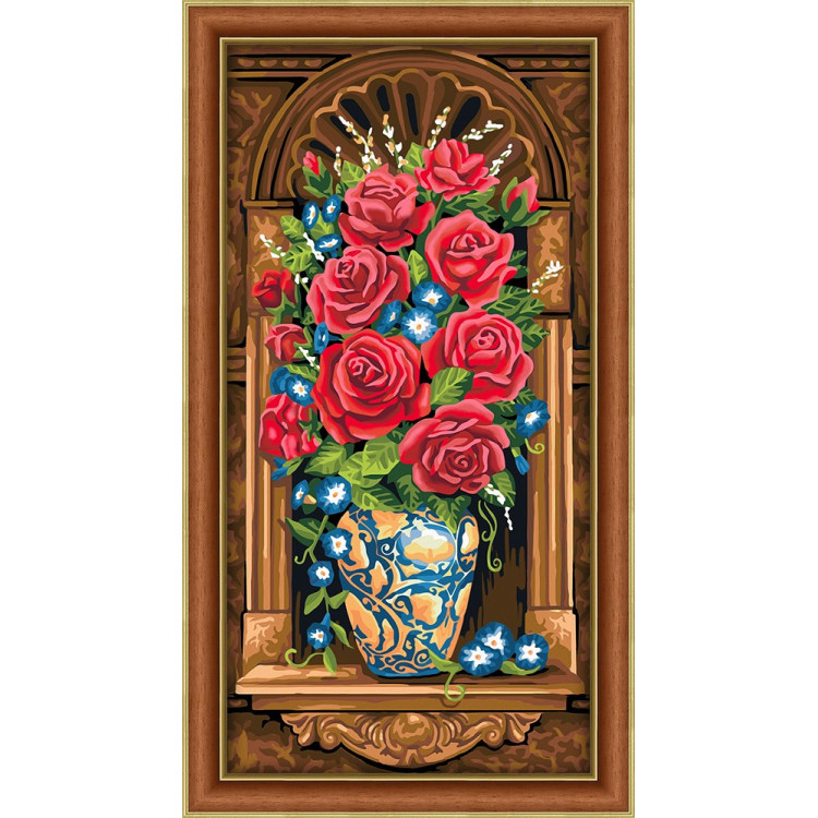 (Discontinued) Diamond Painting Kit Antique Bouquet AZ-1603