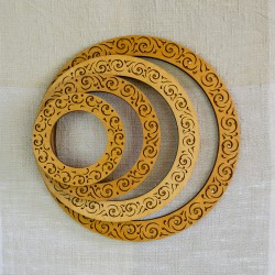 Embroidery hoop with magnets PM-017-1818O