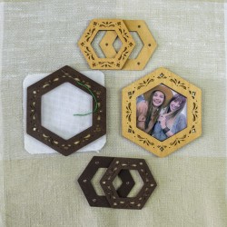 Embroidery hoop with magnets PM-018-1416O