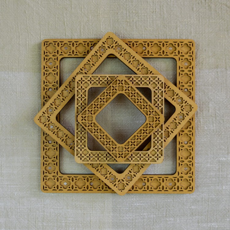 Embroidery hoop with magnets PM-019-1414O