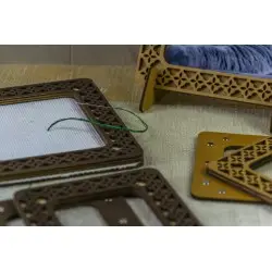 Embroidery hoop with magnets PM-019-1919W
