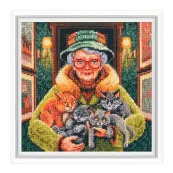 Cross-stitch kits Cozy hugs RTOM1071