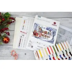 Santa’s Visit  48x32cm SBU5084