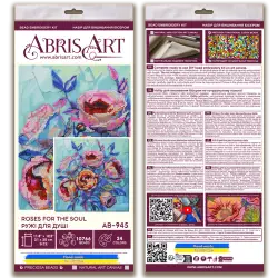Main Bead Embroidery Kit - Roses for the Soul AAB-945