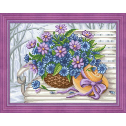 (Discontinued) Diamond painting kit Flowers AZ-1618