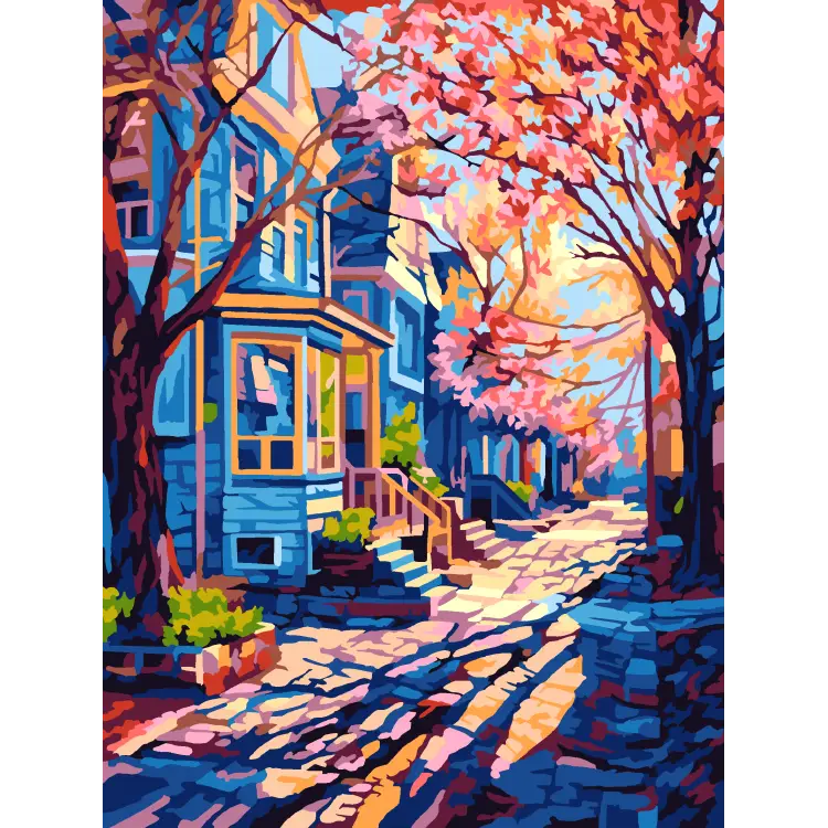 In the morning 30x40 cm KT703