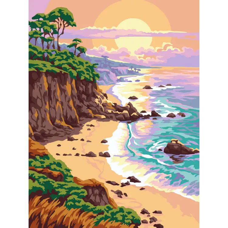 Wild beach 30x40 cm KT706