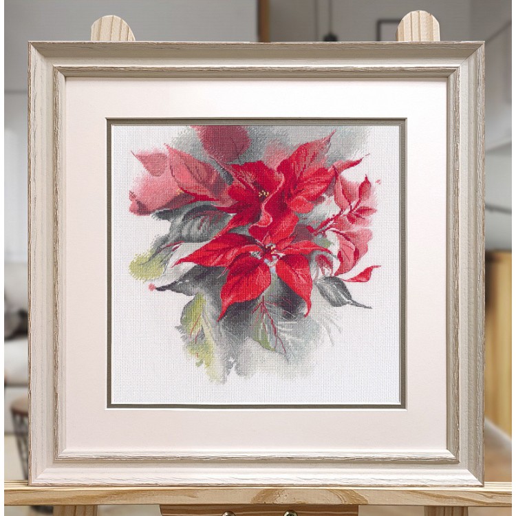 Cross stitch kit "Poinsettia" S1670