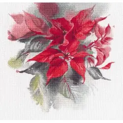 Cross stitch kit "Poinsettia" S1670