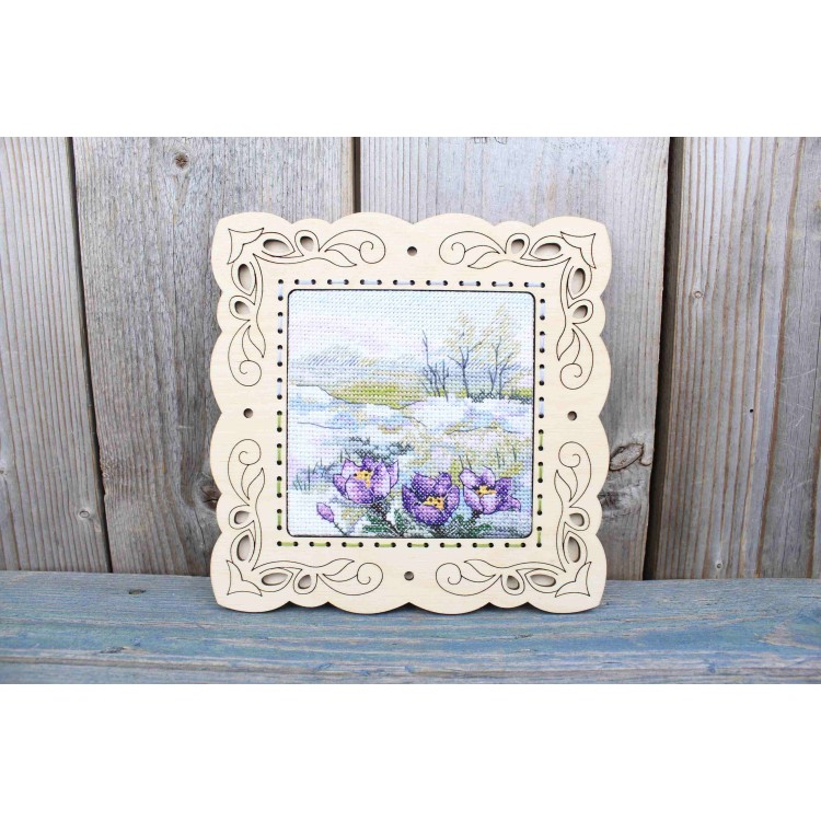 Cross stitch kit "The first flowers" SM-999
