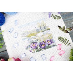 Cross stitch kit "The first flowers" SM-999