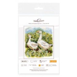 Cross stitch kit "Geese on a walk" SNV-970