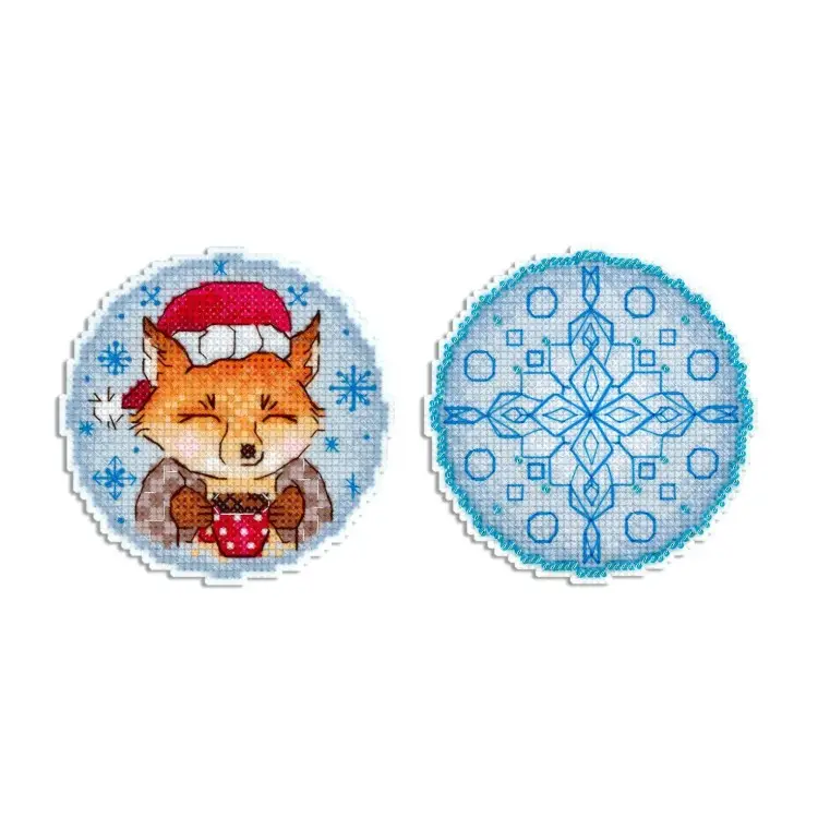 Cross stitch kit "New Year's tea party" SR-1103