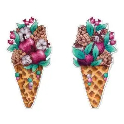 Cross stitch kit "Taste of winter" SR-1150