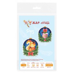 Cross stitch kit "New Year's ball with a squirrel" SR-1160