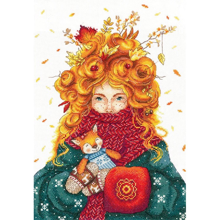 Cross stitch kit "Soul of Autumn" SAND-45
