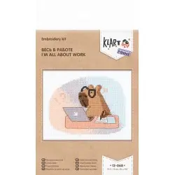 Cross stitch kit "I'm all about work" KL12-068