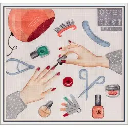 Cross stitch kit "Manicure" PCE-7412