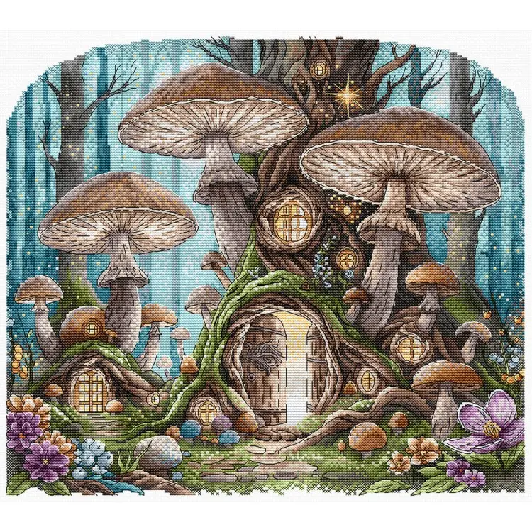 Cross stitch kit "Fairy Village" AVA-P071 Cross stitch kit "Fairy Village" AVA-P071