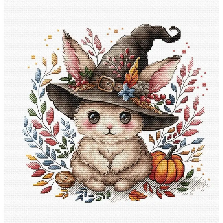 Cross stitch kit "Magic Bunny in Autumn" AVA-P075 Cross stitch kit "Magic Bunny in Autumn" AVA-P075