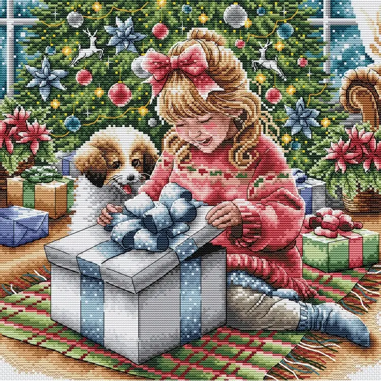 Cross stitch kit "A Special present" AVA-P087 Cross stitch kit "A Special present" AVA-P087