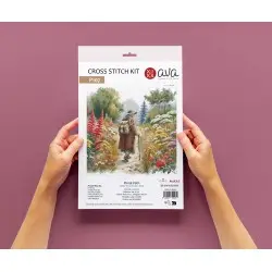 Cross stitch kit  "Floral Path" AVA-P107