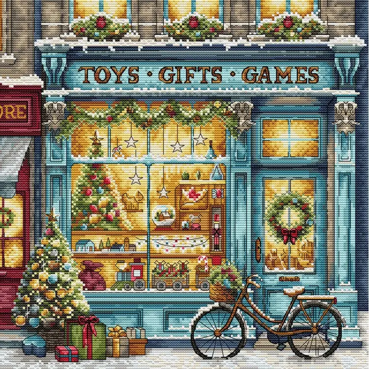Cross stitch kit "The Gift Shop" AVA-P108 Cross stitch kit "The Gift Shop" AVA-P108
