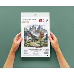 Cross stitch kit  "Adventure in the Alps" AVA-P113