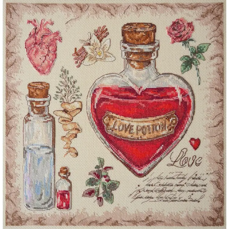 Cross-stitch kits - Recipe for love AAH-283