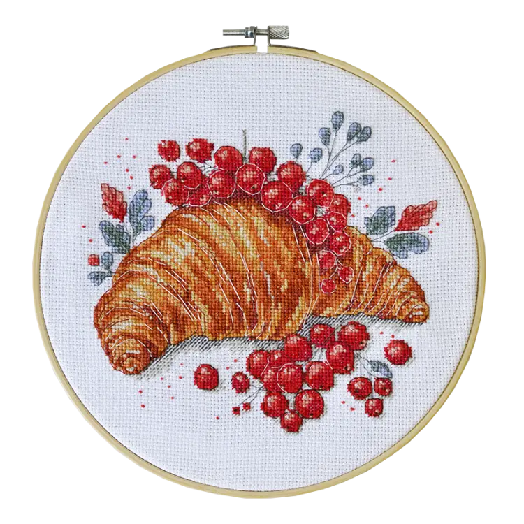 Cross-stitch kits - Redcurrant Croissant AAH-285