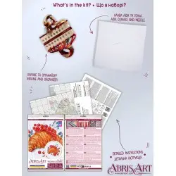 Cross-stitch kits - Redcurrant Croissant AAH-285