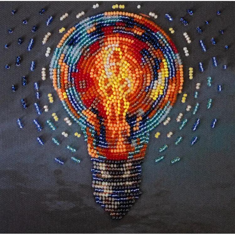 Mini Bead embroidery kit - Bring the light AAM-260