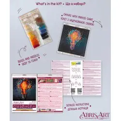 Mini Bead embroidery kit - Bring the light AAM-260
