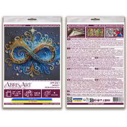 Mini Bead embroidery kit - Infinity AAM-261