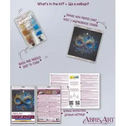 Mini Bead embroidery kit - Infinity AAM-261