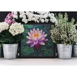 Mini Bead embroidery kit - Water lily AAM-262