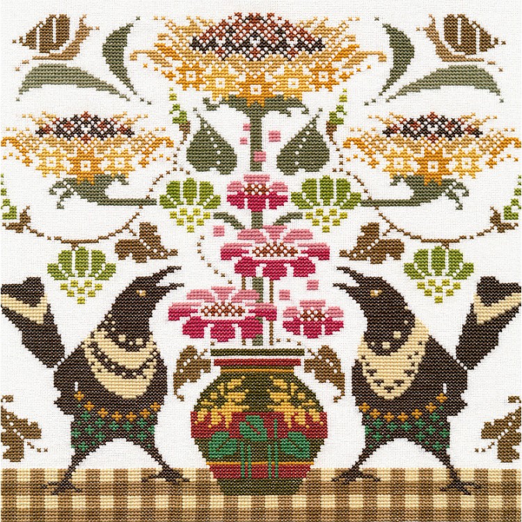 Cross stitch kit "Magpies" S1691