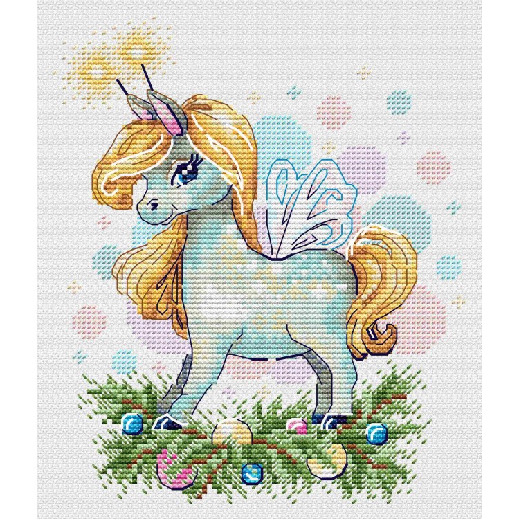Cross stitch kit "Festive horse" SM-1251