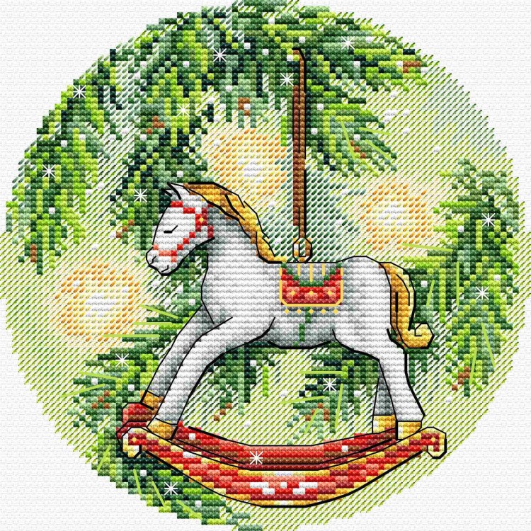 Cross stitch kit "New Year's horse" SM-1252