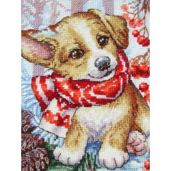 Cross stitch kit "A walk in the forest" SNV-886