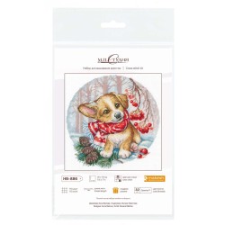 Cross stitch kit "A walk in the forest" SNV-886