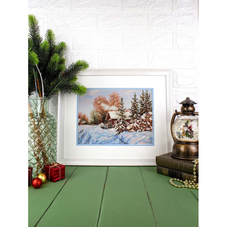 Cross stitch kit "Village street" SNV-910