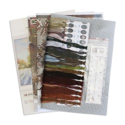 Cross stitch kit "Village street" SNV-910