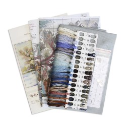 Cross stitch kit "Rural temple" SNV-914