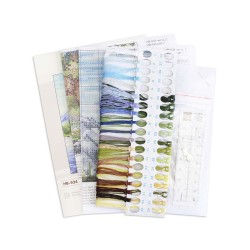Cross stitch kit "By the mountain river" SNV-934