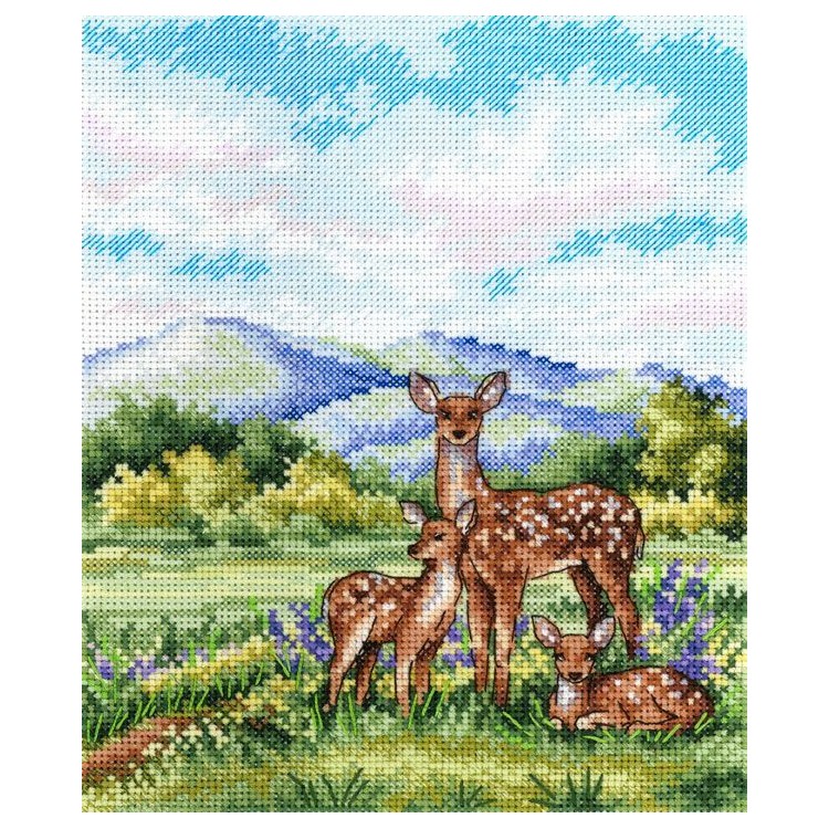 Cross stitch kit "Graceful deer" SNV-936