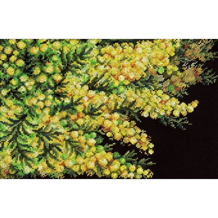 Cross stitch kit "Spring mimosa" SNV-950